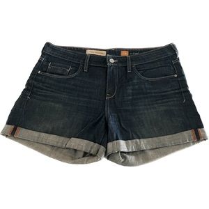 Pilcro and the Letterpress Denim shorts